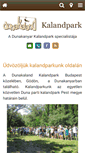Mobile Screenshot of dunakaland.hu